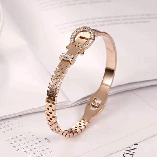 Women Cuffs Bracelet Stainless Steel