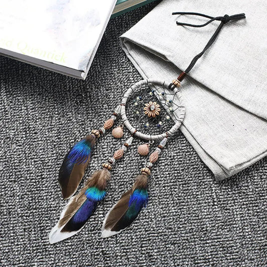 Handmade Feather Dream Catcher - admstore