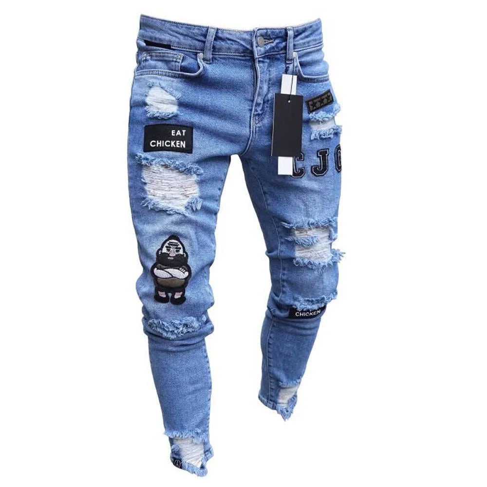 3 Styles Men Stretchy Skinny Jeans - admstore