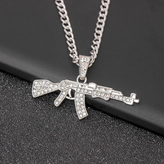 AK47 Necklace Stainless - admstore