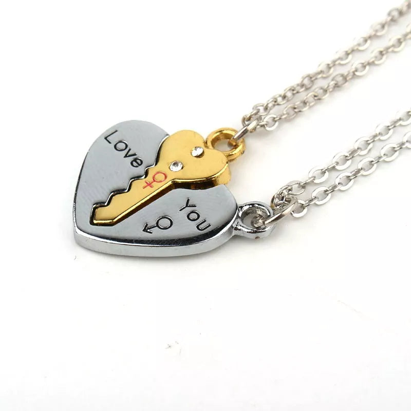 2Pcs European Necklaces for Couples