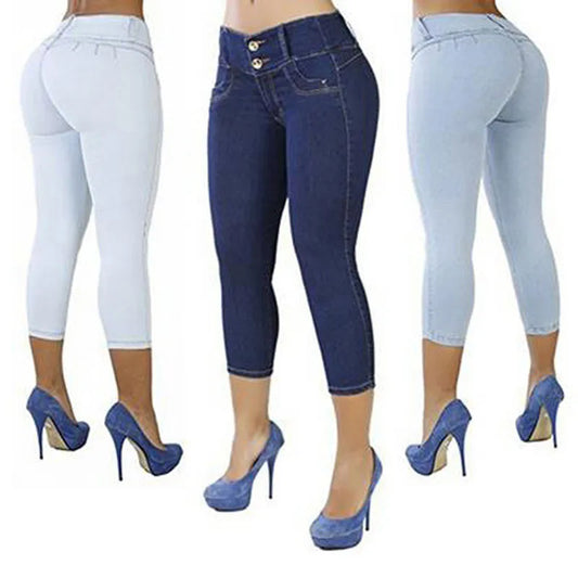 Women Sexy Casual Jeans Elastic - admstore