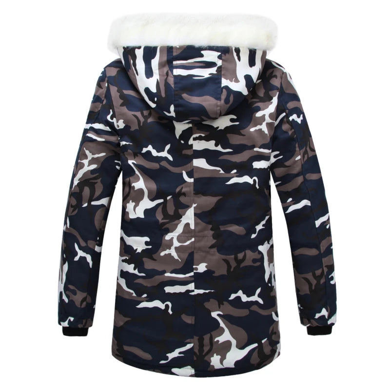 Winter Men Thick Camouflage Jacket - admstore