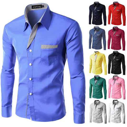 Camisa casual de hombre