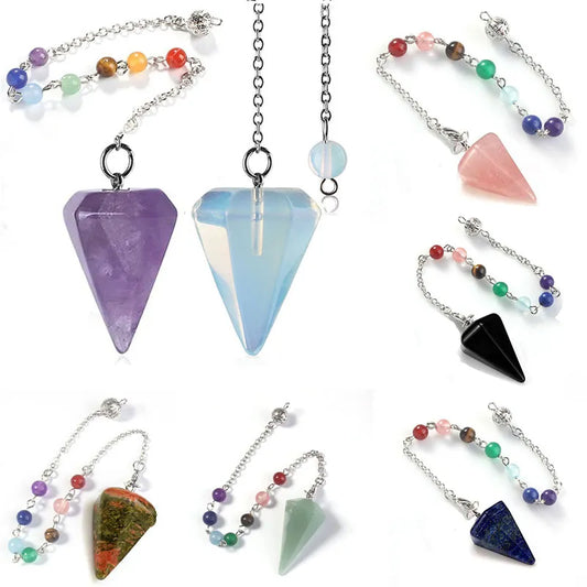 Blue Quartz Pendulums