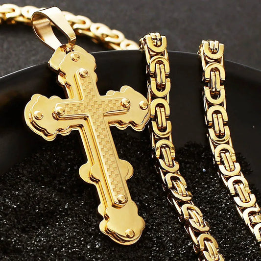 Stainless Steel Cross Necklace