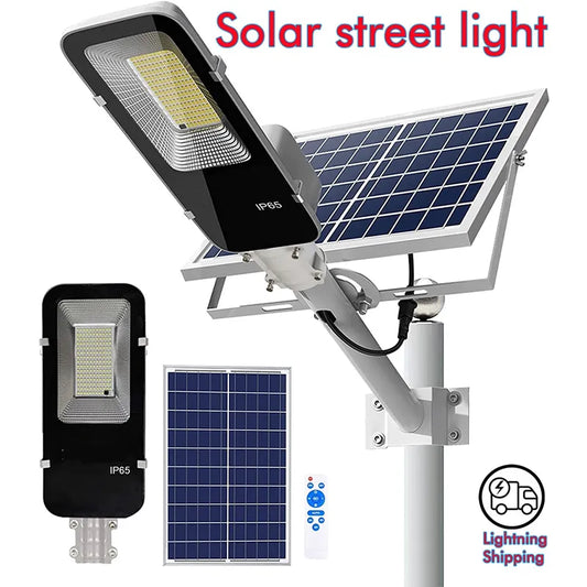 Powerful Solar Light Outdoor 350/120LED 6500K IP65 Waterproof