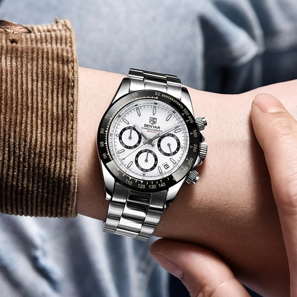 Reloj nuevo para hombre, marca de lujo, resistente al agua