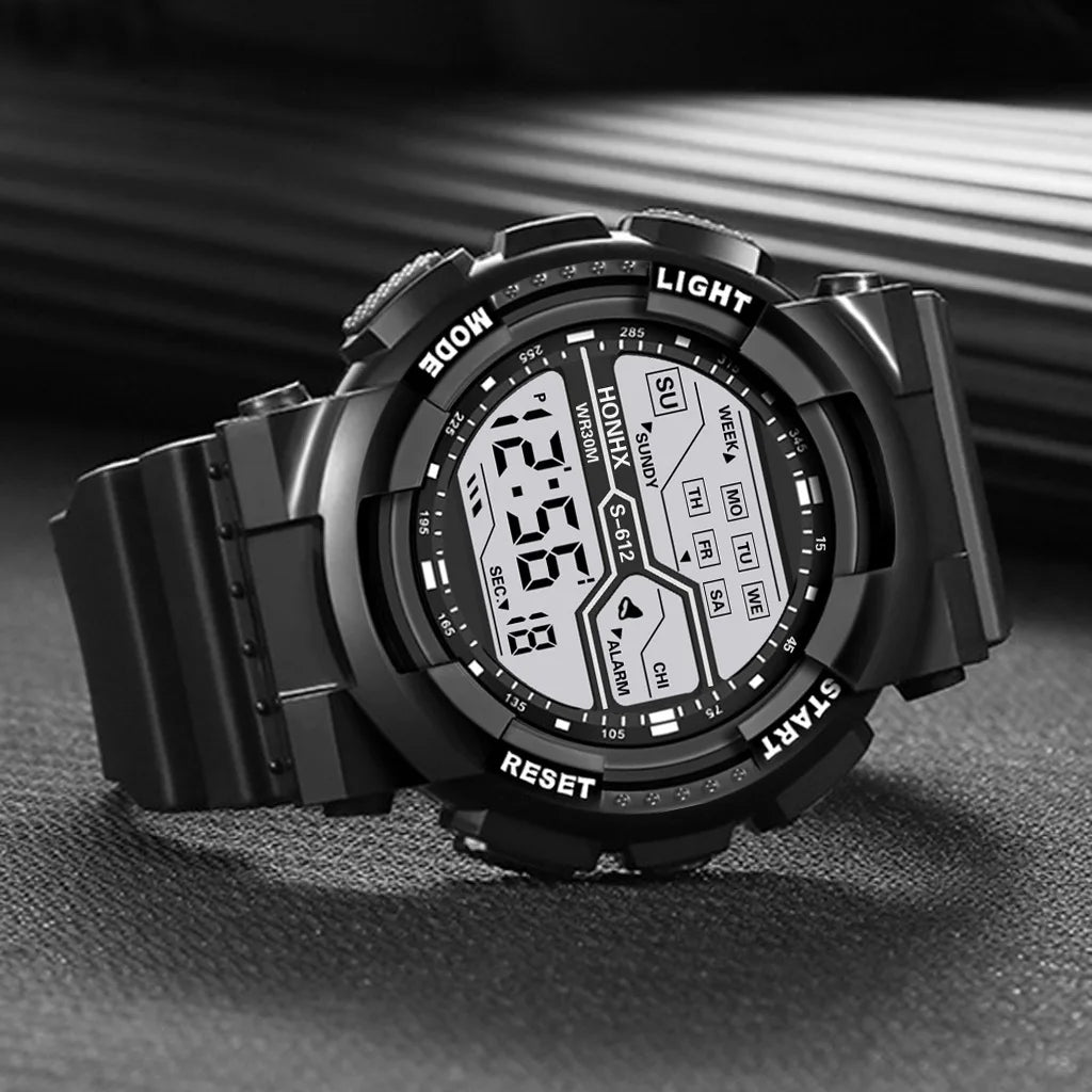 Men Multifunction Sport Watch Waterproof