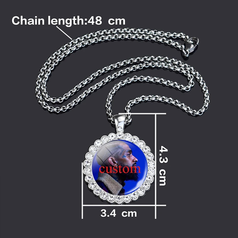 Custum Photo Memory Necklace