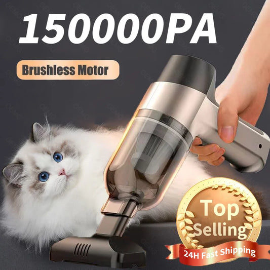 Mini Car Vacuum Wireless Portable