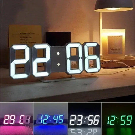 Reloj de pared digital 3D