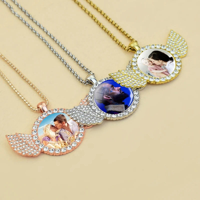 Custum Photo Memory Necklace