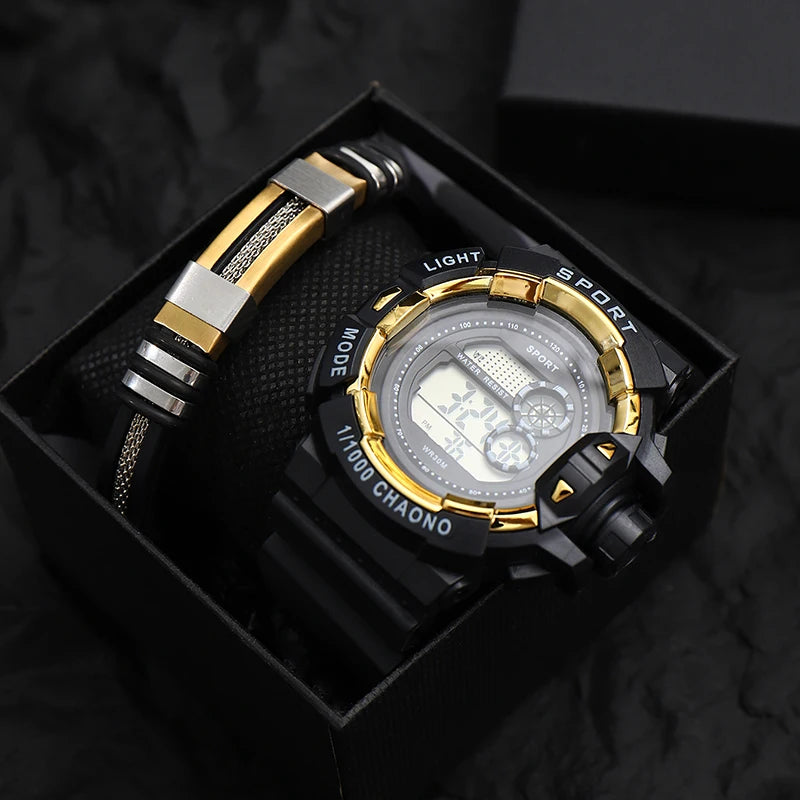 Reloj deportivo de moda para hombre.