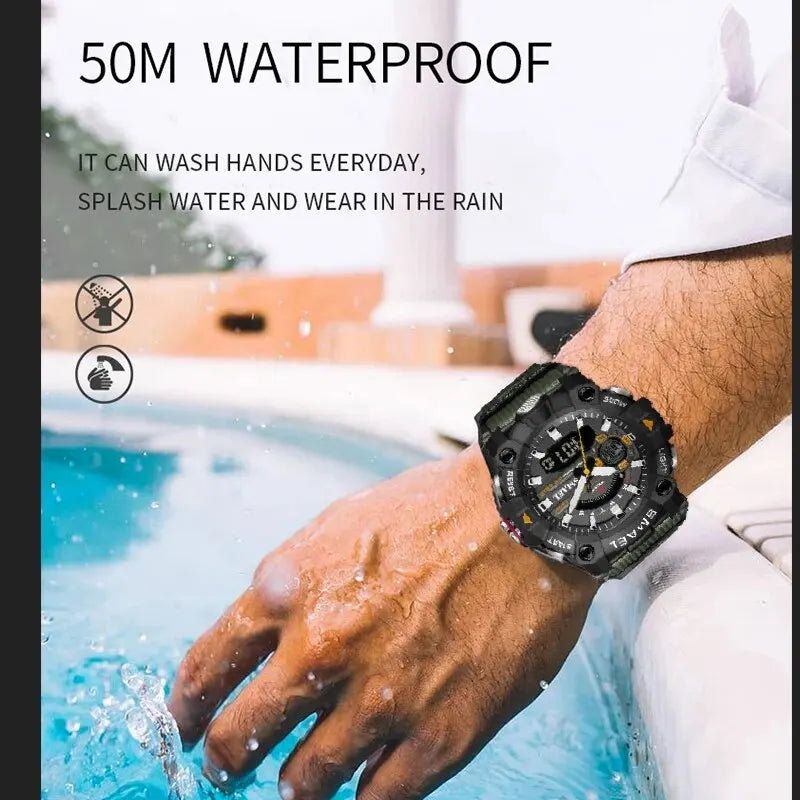 Reloj Hombre Resistente 50M Resistente al Agua