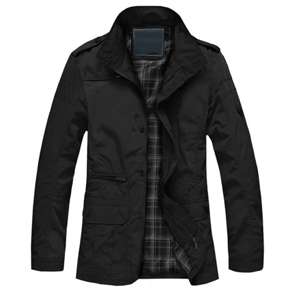 Men Casual Long Jacket