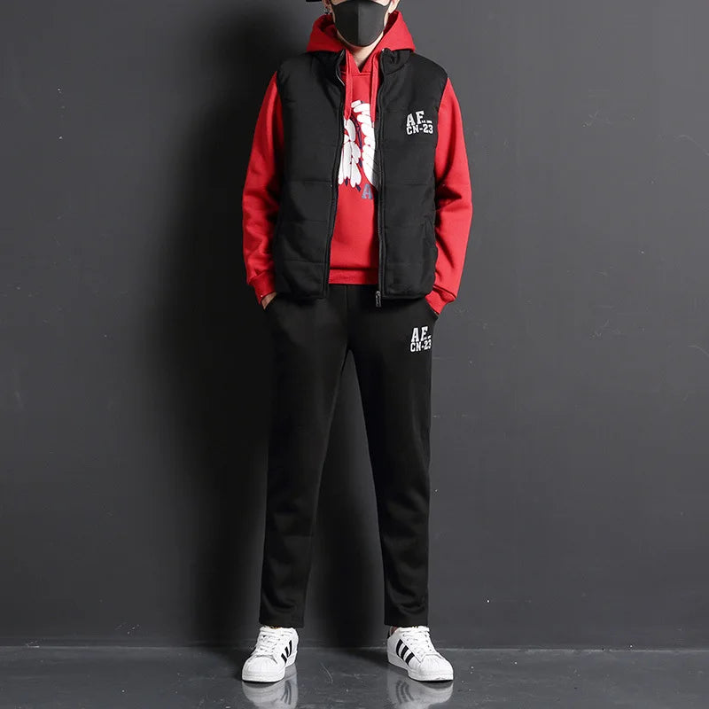 3PCS Men Tracksuit - admstore