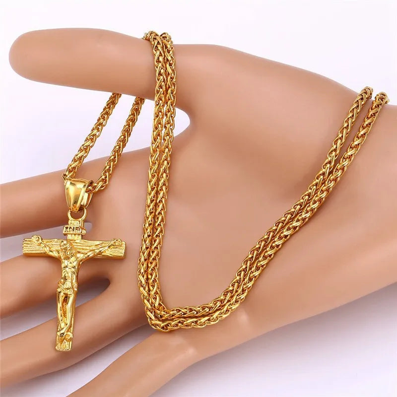 Religious Jesus Cross Necklace - admstore