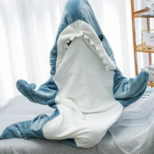 Cartoon Shark Blanket