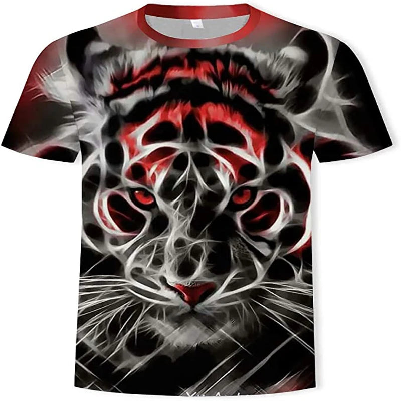 Men 3D Tiger graphic t shirts