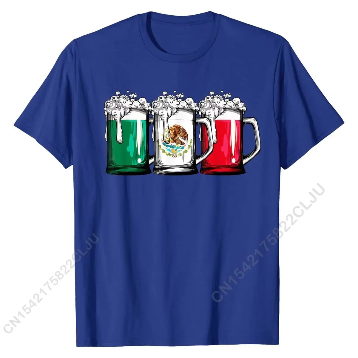 Mexican Flag T Shirt 100%